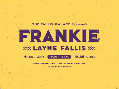 Birth Announcement badge birth announcement logo texas