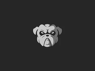 Bulldog branding character design dog flat icon illustration logo mascot pugs ui ux vecor