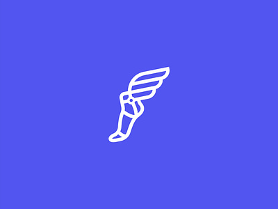 flying foot flying foot hermes icon logo mark mercury symbol talaria winged wings