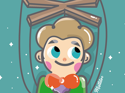 Boy boy caracter cute illustration kawaii kids vector