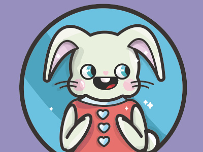 Coñejo caracter cute illustration kawaii rabbit vector