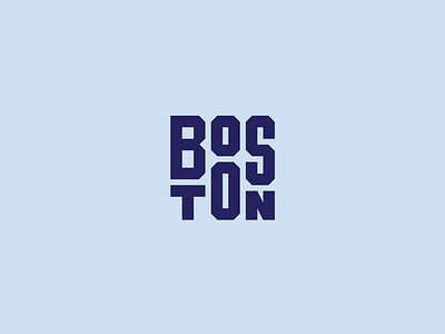 Boston squared boston branding design lettering logo massachusetts new england symbol type ui ux