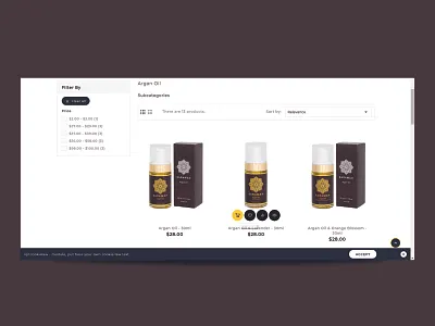 SARAMAH Product argan design designer e commerce e commerce shop graphicdesigner morocco oil organic product product branding shampoo website website banner