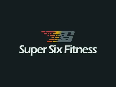 Super Six Fitness adobe branding creation design digital art graphic design illustrator logo photoshop vector