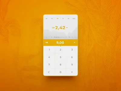 Daily UI - Calculator app calculator app calculator ui concept dailyui design ui web