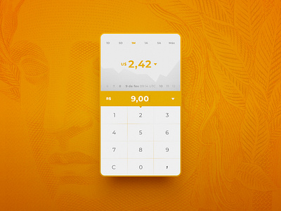 Daily UI - Calculator app calculator app calculator ui concept dailyui design ui web