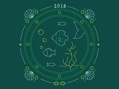 Fish - Port Hole fish illustration illustrator port hole shell