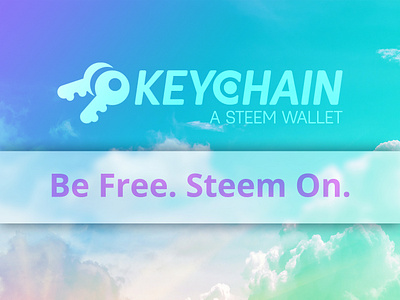 Keychain Logo branding design logo steem vector
