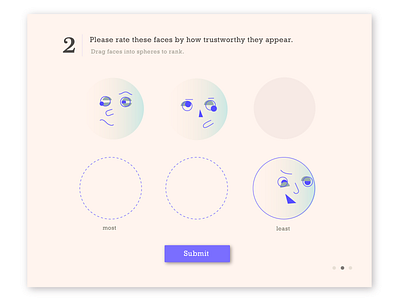 Trustworthy faces hehe illustration looks modal quiz responsive ui ui design