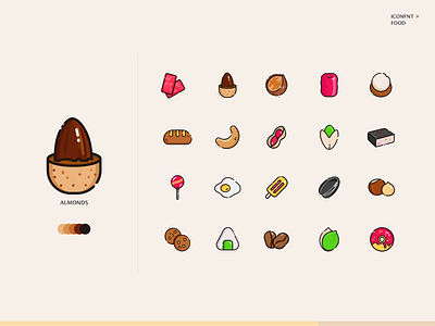nut Icons icon icons design illustration ui