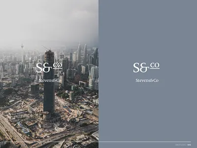 Daily Logo Day 45 architechture branding branding identity construction construction company daily daily challange daily challenge daily logo dailylogochallenge design icon identity design logo logo design stevens and co typography vector