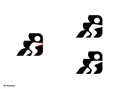 Crossfit logo asbtract b and w black and white crossit health minimal negative space person simple speed the box