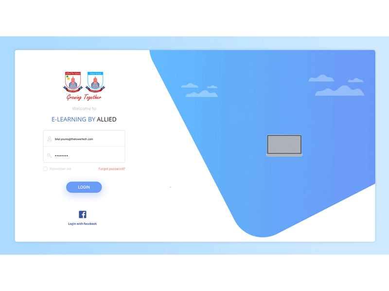 Login Screen Animation. UI/UX animation design flat icon illustration ui ux web