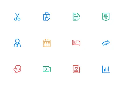 Icon branding design icon illustration medical ui ux