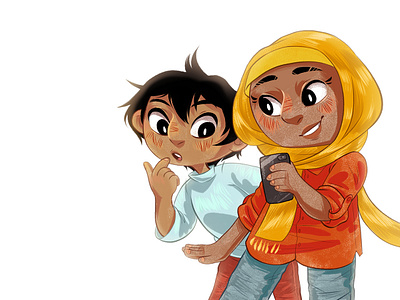 Children child theme illustration personage