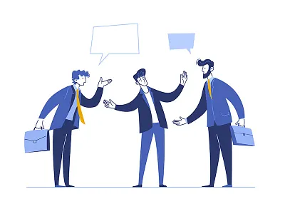 Conflict angry busines business illustration communication conflict illustration negotiation vector