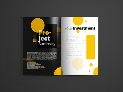 Project proposal design book idea illustrator magazine typography