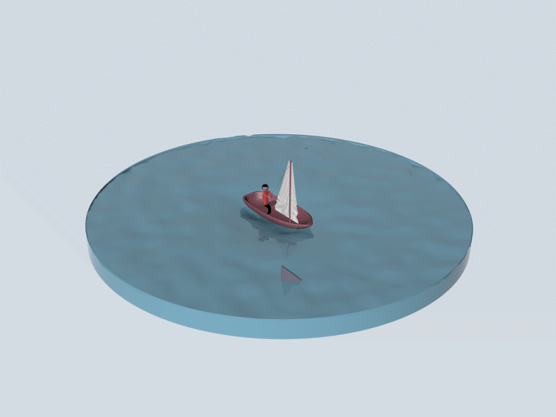 Jaws animation cinema 4d gif gif animation illustration isometric low poly motion motiongraphics pastel