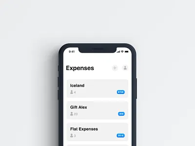 Split expenses app app design expenses flat split ui ux