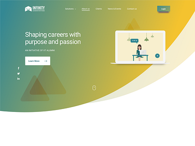 Educational Institution Web Design Concept design education website