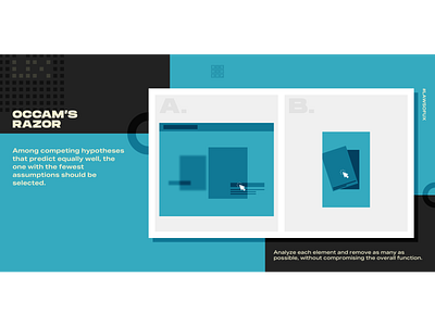 Occam's Razor - Laws of UX adobe app appdesign design illustration illustrator laws of ux photoshop product productdesign ui ux