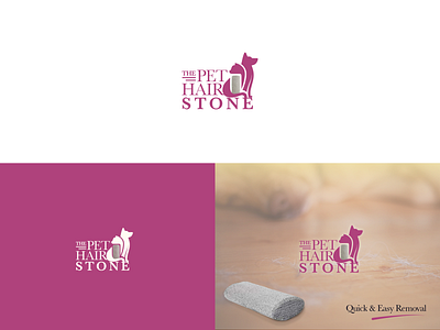 ThePetHairStone branding icon identity illustration logo vector