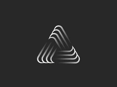 Triangle geometric shape logo black design emblem geometric letter line linear logo minimal monogram shape simple triangle triangle logo typography vector white
