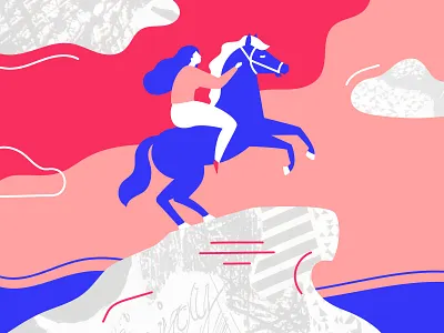 St. Petersburg Feminism 8 march clouds female feminism feminist girl horse horseman illustration lines memorial monument peter 1 petersburg power rider st. petersburg texture woman