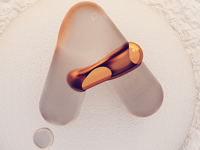 36days - A 36daysoftype 3d a alphabet art b3d blender3d illustration letter render type