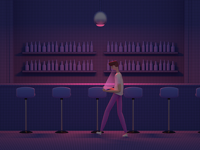 Focus c4d character creation dirbbble illustration octane 设计 辛烷值