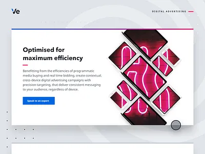 Cross-device digital advertising web graphic advertising branding campaign campaign messaging cross device customer experience design device digital advertising display ads graphic graphic design greeting messaging mobile neon neon lights omni channel responsive typogaphy