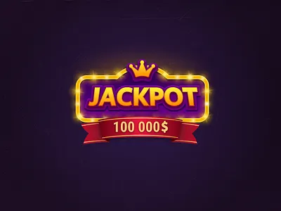 Jackpot ♠️ art band casino crown design font gold illustration jackpot logo typeface typography ui vector winner