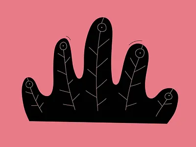 Monster Plant creatures for children illustration monster