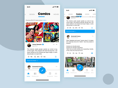 TWIT app dailyui design interaction minimal mobile presentation twitter ui uidesign ux