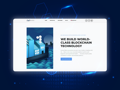 Crypto landing page concept crypto design flat illustration landing page ui vector web website