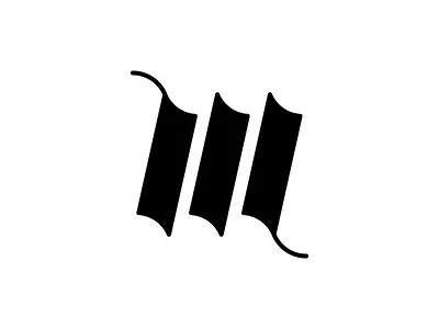 M a glyph a day design glyph graphic design letterform letterforms lettering typography vector