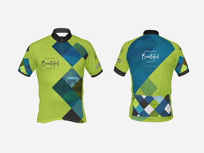 Cycling Jersey - Absolutely Beautiful Country bike kit clothing design cycling kit lime green