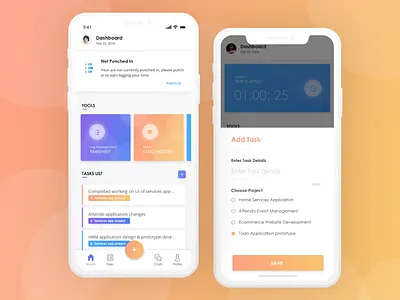 HRM & Tasks Managment App hrm task todo