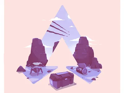 Apex Legend fan art illustration landscape print video game