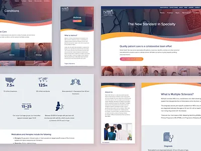 Noble Health Services Website frontend design pharmacy webdesign