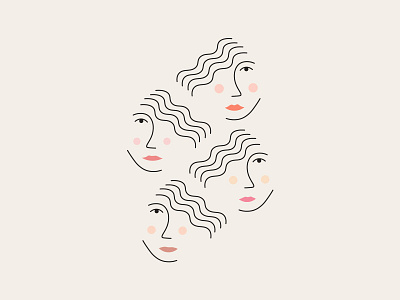 Better Together illustration minimal simple simplistic vector women women empowerment women in illustration