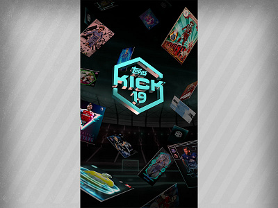 Topps KICK mobile wallpaper 3d art blender3d design football mobile soccer trading cards wallpaper