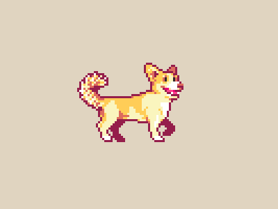 Corgi's pal dog pixel pixel art pixelart pixels