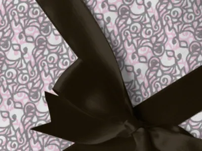 Gift Wrap - part 2 box brown design dribbble gift gift box graphic design gray illustration pattern pink stationary wrapping wrapping paper