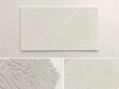 White personal card_1 card drawing hand drawing handmade illustration leaves nature