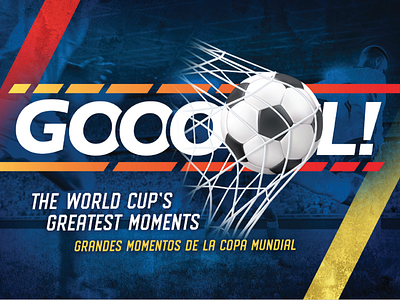 GOOOOL! branding exhibit design soccer sports world cup