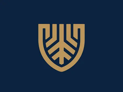 Strong Roots badge branding crest gym icon logo roots shield strong symbol