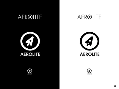 Aerolite aerolite affinity designer dailylogochallenge logo logo design rocket rocketship