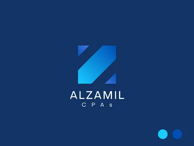 Alzamil Logo accounting accounting logo ashique ukkadan branding cpa logo cpas cpas logo finance logo flat geometric logo identity illustration logotype mark minimal monogram symbol typography z z logo