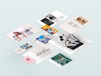 Destination Shooting │ presentation app marketing art design art director design fashion pdf presentation design